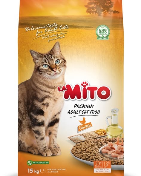 أكل القطط البالغة Mito -15 كجم